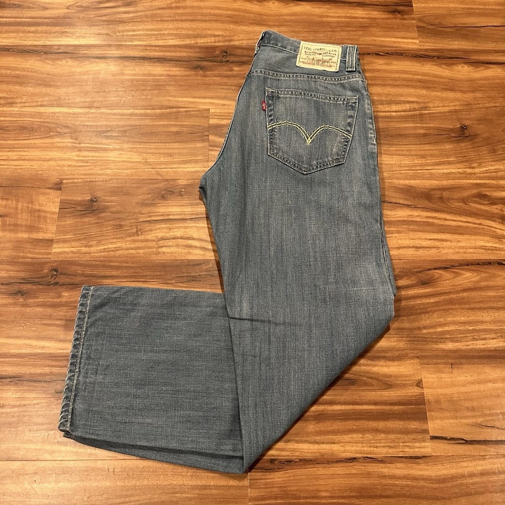 Levis 559 Jeans Mens 32x30 Blue Relaxed Straight Denim Medium Wash Casual
